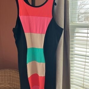 Colorblock Arden B Sleeveless Dress